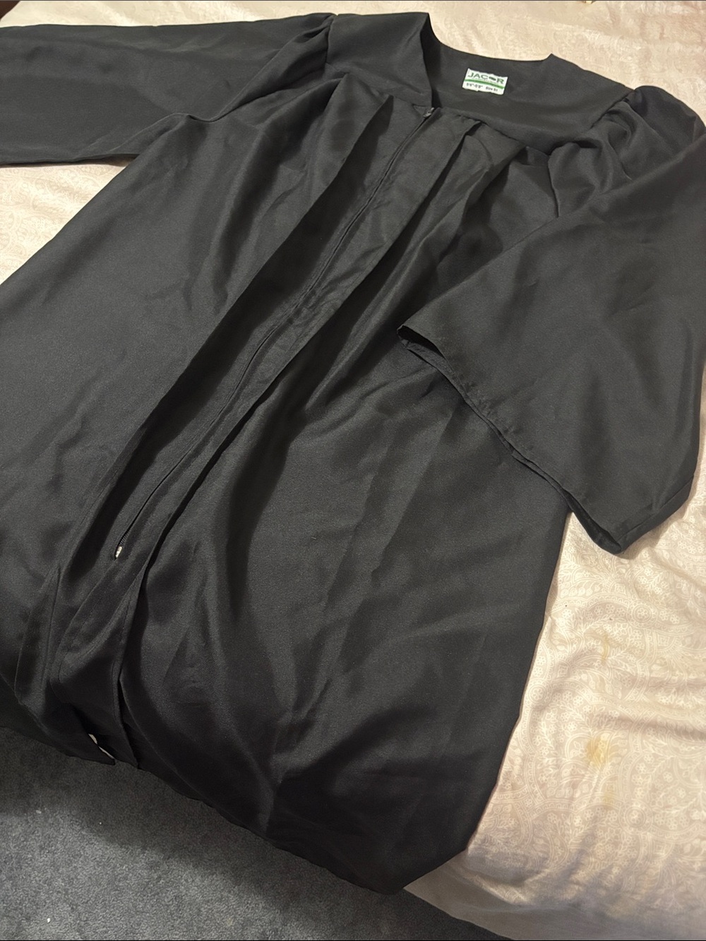 Halloween Black Men's Warlock Witch Robe Gown